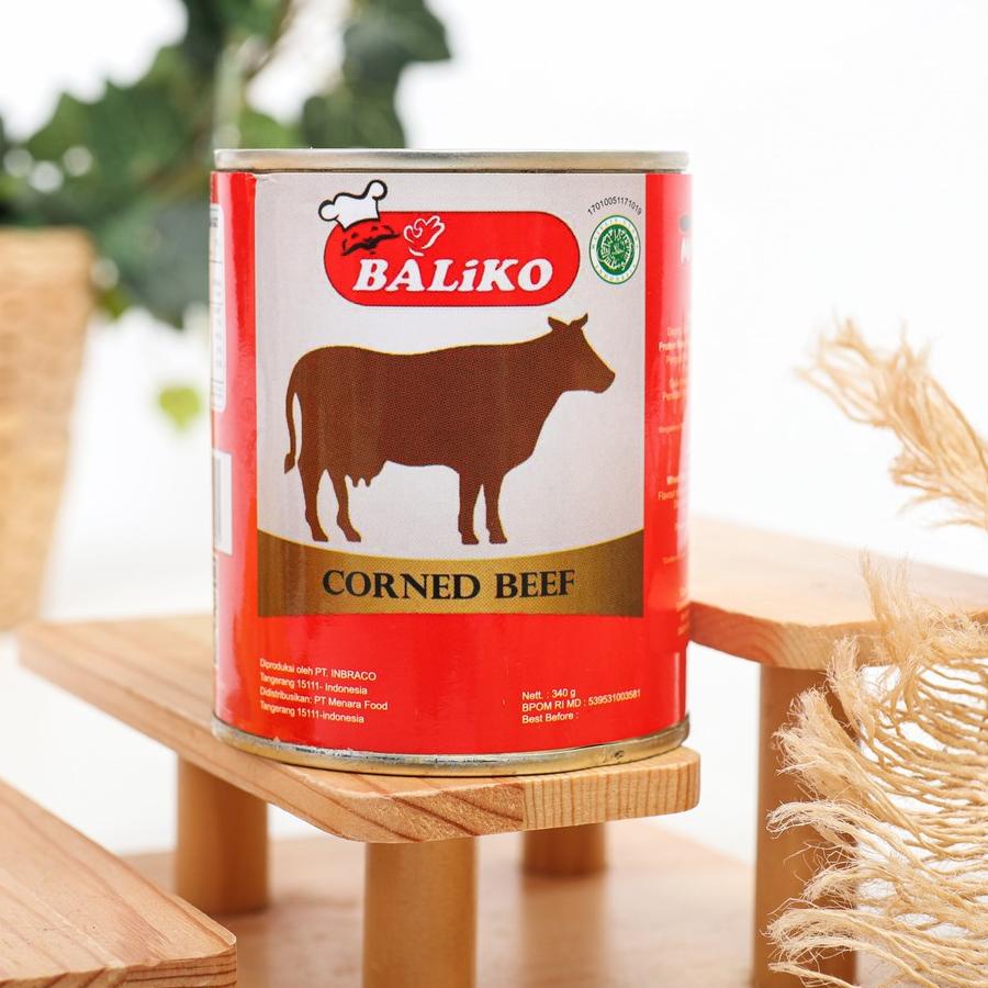 

8.8 STOK READY Baliko Kornet Daging Sapi 340gr