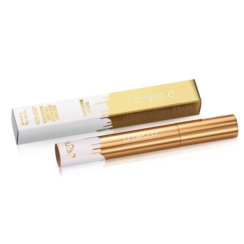 O.TWO.O Gold Mascara Waterproof Long Lasting Curling Eyelash Cosmetic Maskara