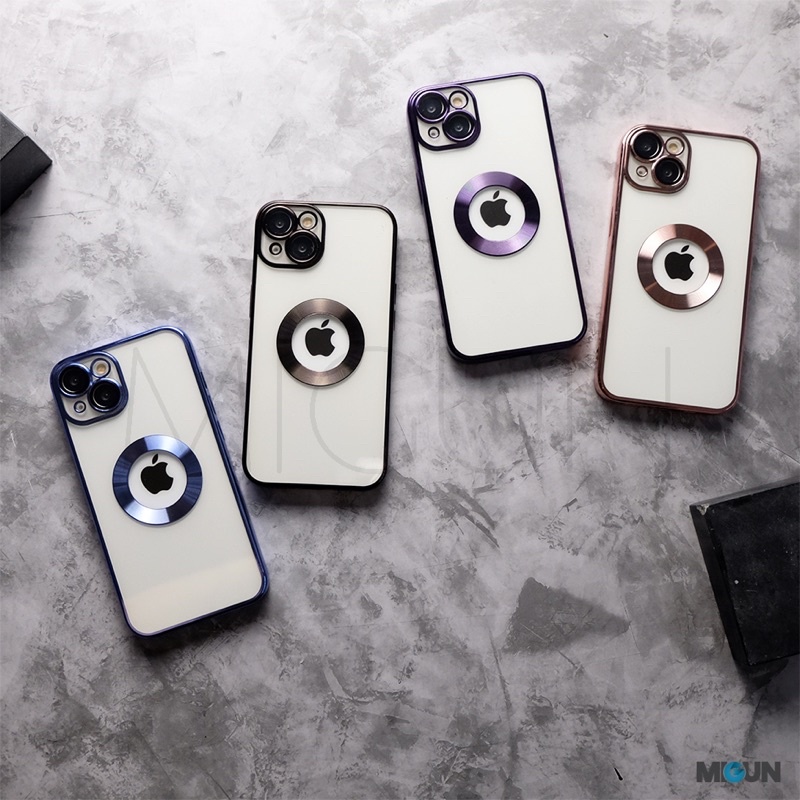 (2) ULTRA PLATE METALLIC - Fullcover Softcase for iPhone X XS XR XSMAX 11 11PRO 11PROMAX 12 13 PRO PROMAX XR XSMAX 14 14PLUS 14PRO 14PROMAX