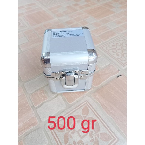 Batu Timbangan F1 500gr - Anak Timbangan F1 500 gr stainless