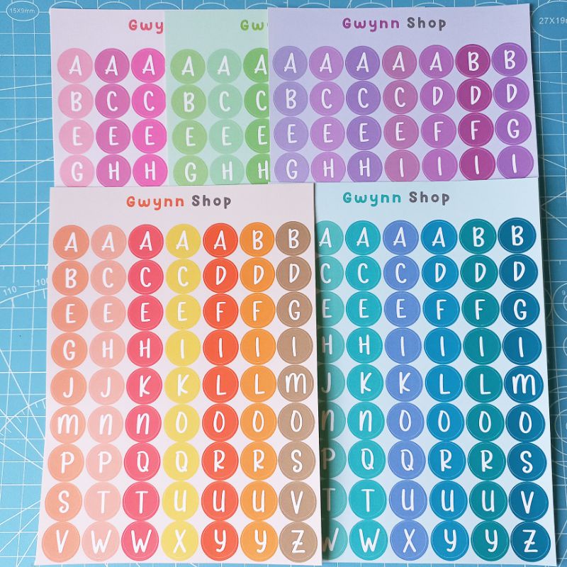 

Stiker Alphabet | Stiker Alphabet Aesthetic | Stiker Sheet | Stiker Journal
