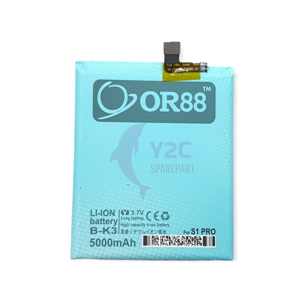 BATERAI VIVO S1 / S1 PRO / B-K3 DOUBLE POWER ORIENS 88 / BATRE BATERE BATRAI BATREI