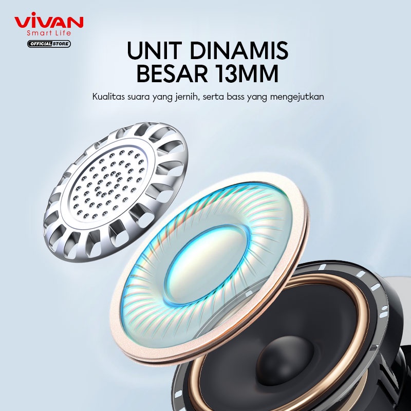 PROMO VIVAN Headset Earbuds TWS Infinity GT1 Bluetooth 5.3 Waterproof 35 Jam Play Time - Garansi 1 Tahun BY.MINIGO