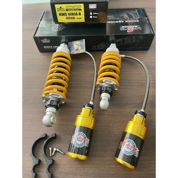 MonoShock Moto1 Racing Tabung Pisah Ninja 2tak R & RR shockbreaker belakang Ninja 150 2tak R & RR