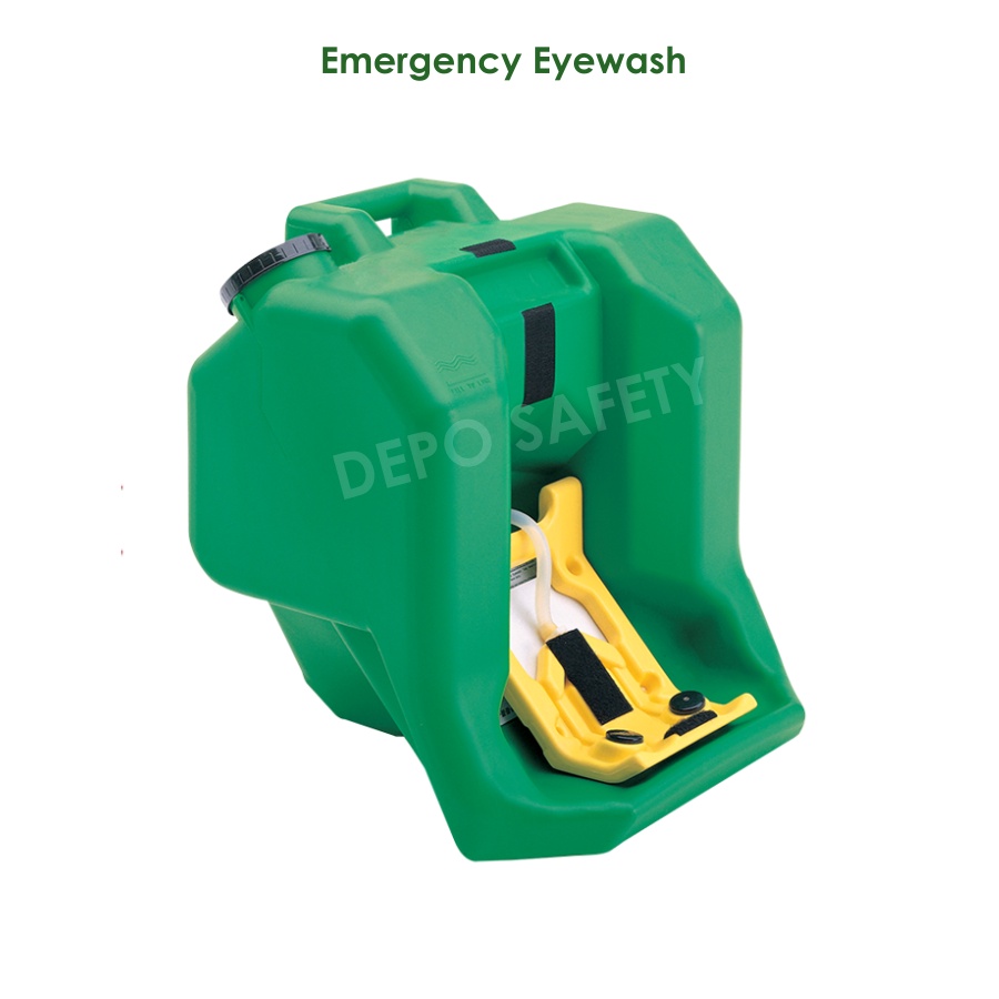 Emergency Eye Face Washing Station 16 Gallon Portable Eyewash Station Gravity - Flow Portable Eyewash HAWS 7500