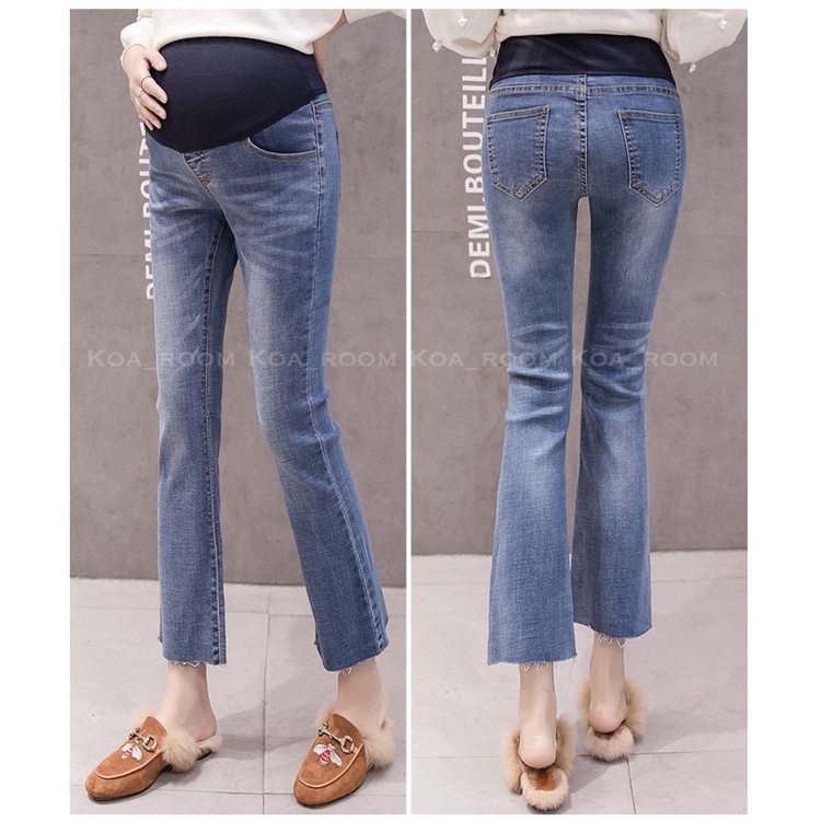 Maternity Cutbray Jeans ( Celana Hamil Jeans Cutbray )