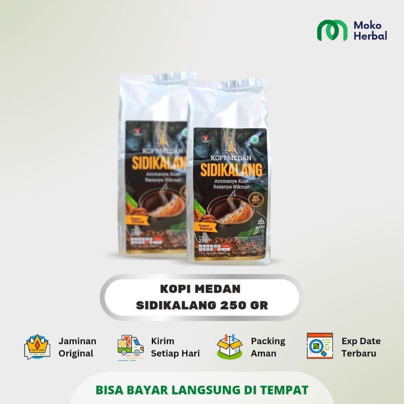 

Kopi Medan Sidikalang | Kopi Bubuk Campuran Arabica dan Robusta Super Kental Aroma Kuat Asli