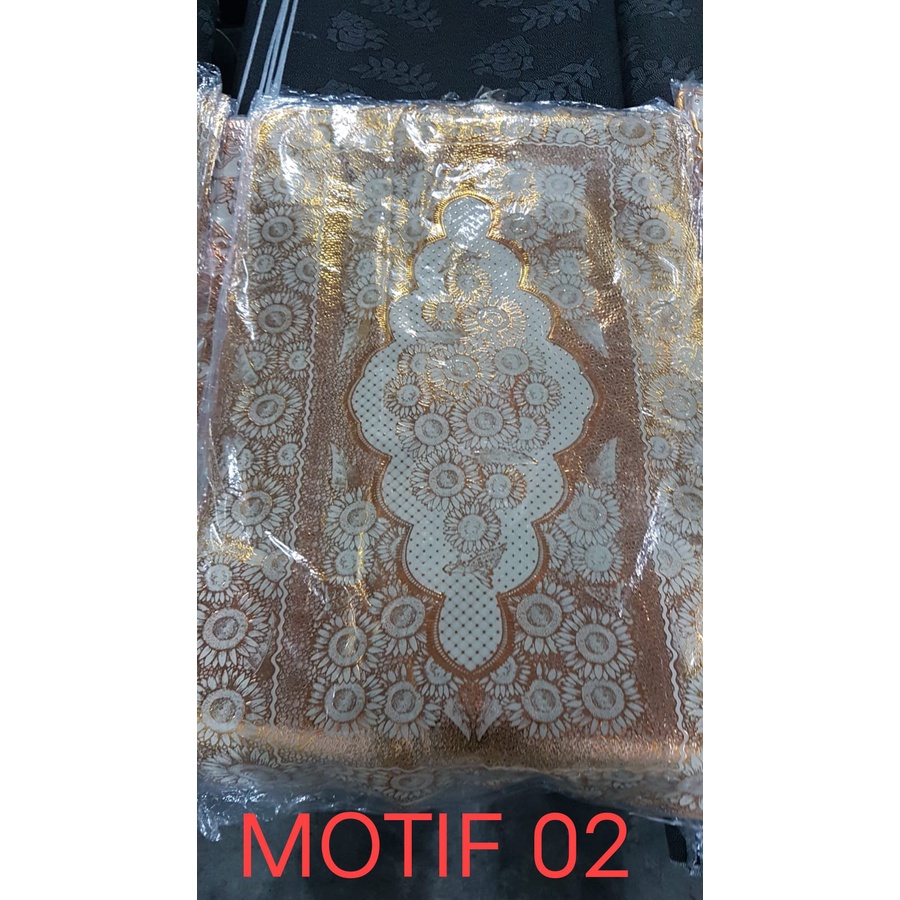 TAPLAK MEJA TAMU 60CM X 100CM MOTIF SOFA PVC ANTI AIR / PVC GOLD PLASTIC TABLE PLACE MATS