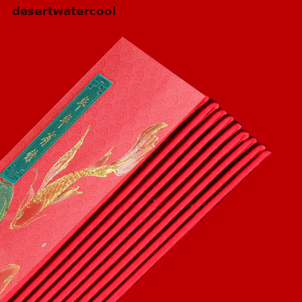 Deid 6/12PCS 2023tahun Baru Cina Hongbao Kartu Yunani Amplop Klasik Musim Semi Festival Uang Keberuntungan Berkat Saku Amplop Dekorasi Amplop Merah Untuk Hadiah Martijn