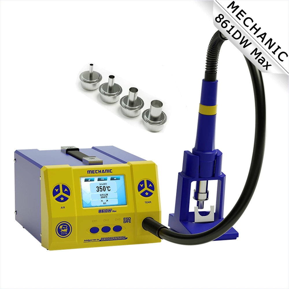 Blower Hp Solder Uap Mechanic 861DW Max Original MECHANIC 861DW MAX Blower - Solder Uap - Hot Air Bl