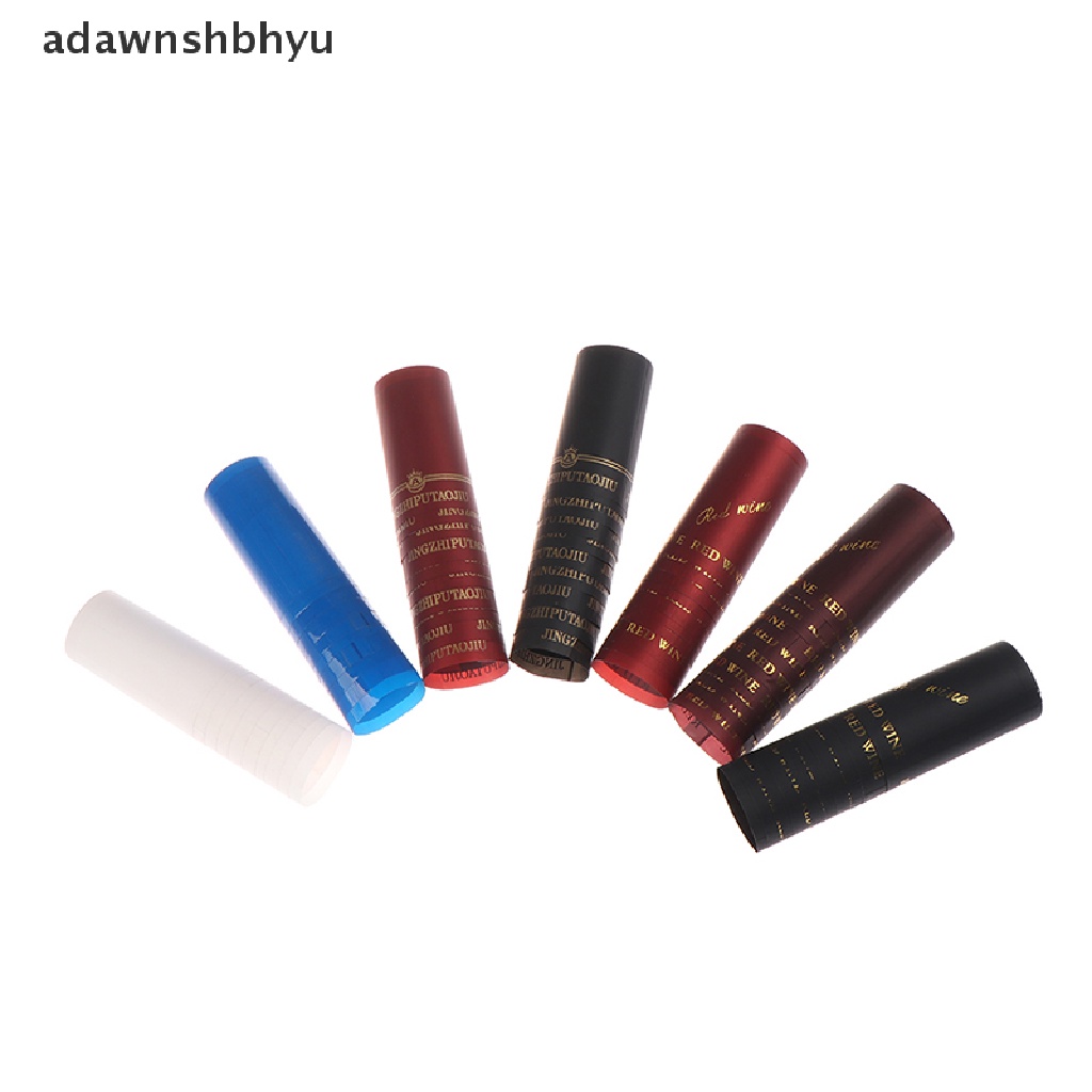 Adawnshbhyu 10 Pcs PVC Heat Shrink Cap Barware Aksesoris Pembuatan Bir Botol Wine Seal Cover ID