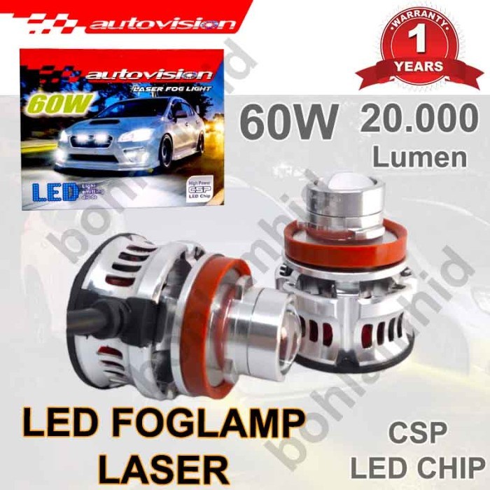 Lampu Laser LED Foglamp H11 H16 Autovision Laser Fog Light Lampu Kabut