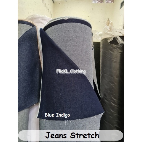 Bahan Kain Jeans Stretch Badjatex Jeans Melar Badjatex Denim Badjatex Jeans Badjatex Stretch Melar HT BTH BT JGREY Rollan