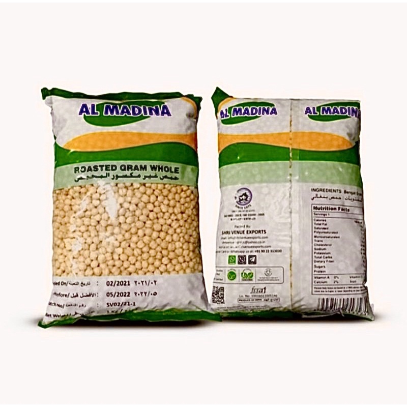 Kacang Arab 1 Kg Original Al Madina Premium | Kacang Arab India | Kabuli | Chickpea Original