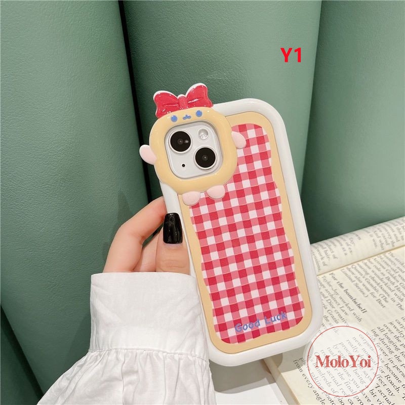 Soft Case Motif Kartun Monster Kecil 3D Untuk iPhone 11 13 14 12 Pro MAX 7 8 7 6 6S 14 Plus XRX XS MAX SE