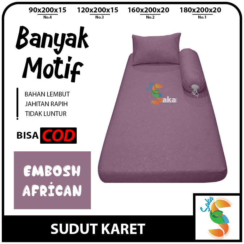 SPREI KASUR 90X200 120X200 SINGLE POLOS EMBOS HOMEMADE DAN KOTAK KOTAK TRITAN  HITAM ABU PUTIH BIRU NO.4 (90X200) NO3.(120X200)