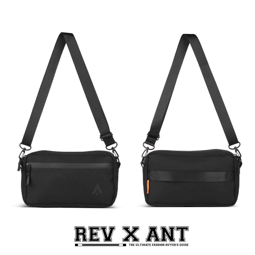 REV X ANT - Tas Sling Bag Pouch 2IN1 - Clutch bag SIGMA Black