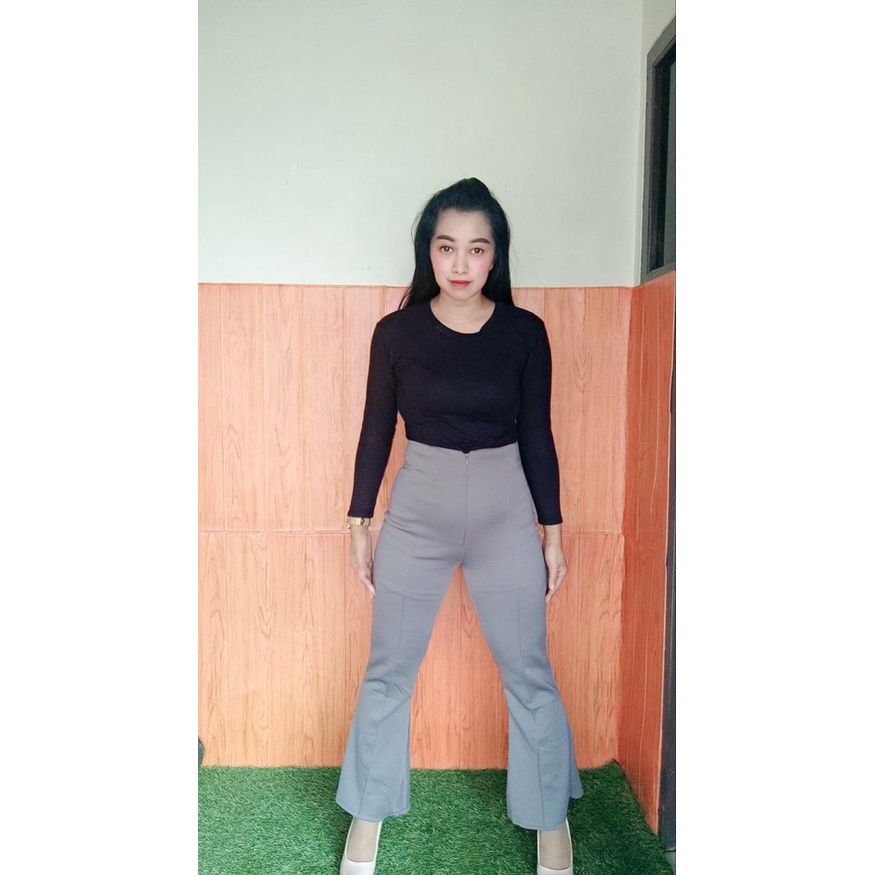 CELANA CUTBRAY HIGH WAIST (HW) MATT SCUBA PREMIUM