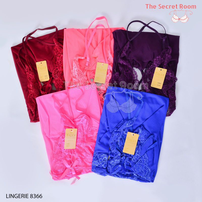 TALLY BAJU TIDUR / LINGERIE 8366 I FREE SIZE I BAHAN RENDA HALUS