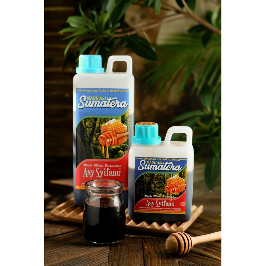 

Madu Sumatera Asy - Syifaa'u 1000 gr Madu Hutan Murni 100% Nektar Asli