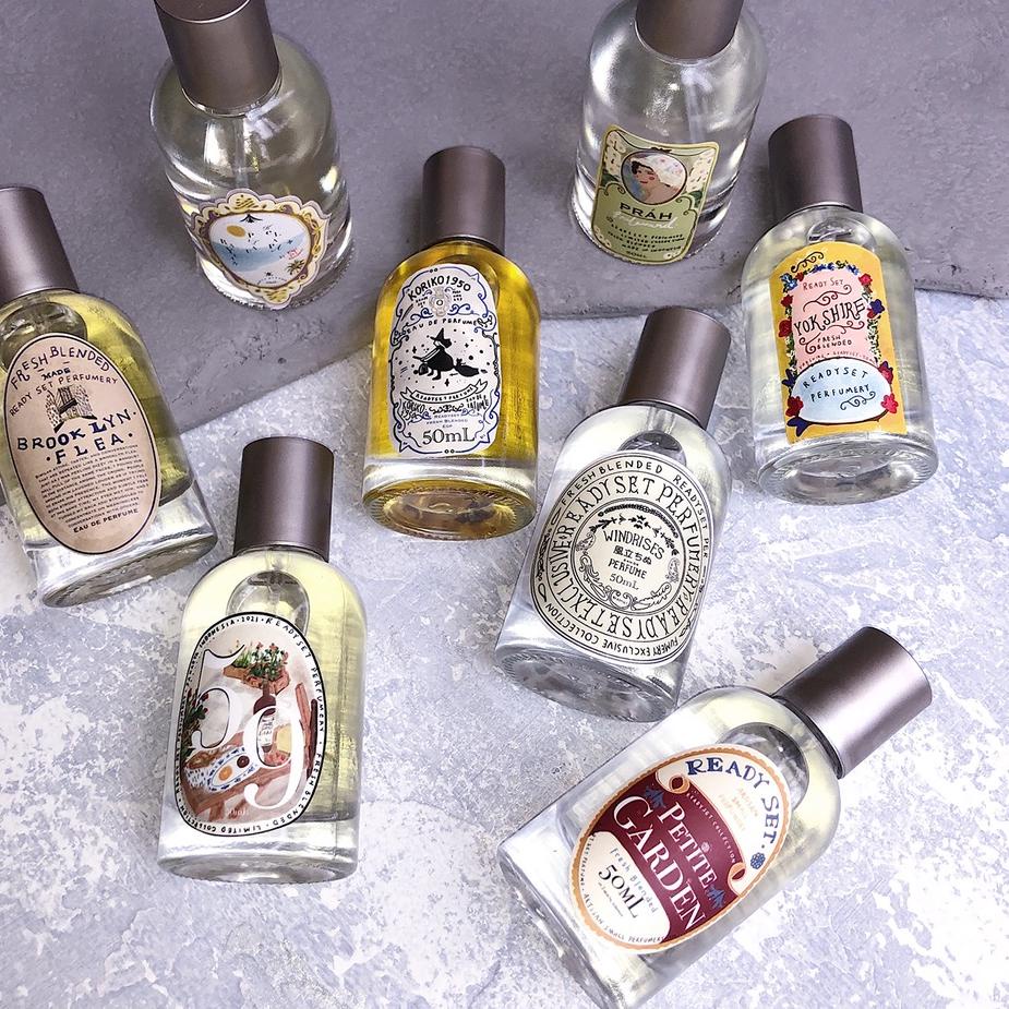 [DECANT SHARE] Ready Set Readyset EDP Glimpse of Adieu Monday Wake Up Brooklyn Flea 59 Rayuan Pulau 