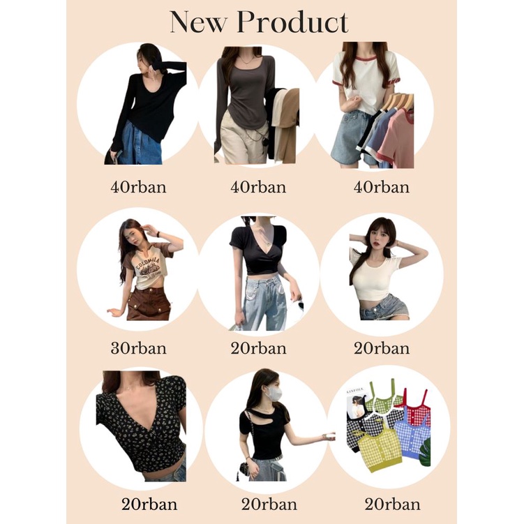 RSB BR185 Bh Tanktop Crop Top Tali Samping Pakaian Dalam Wanita Cewek Korea Tank Top Cup Bra