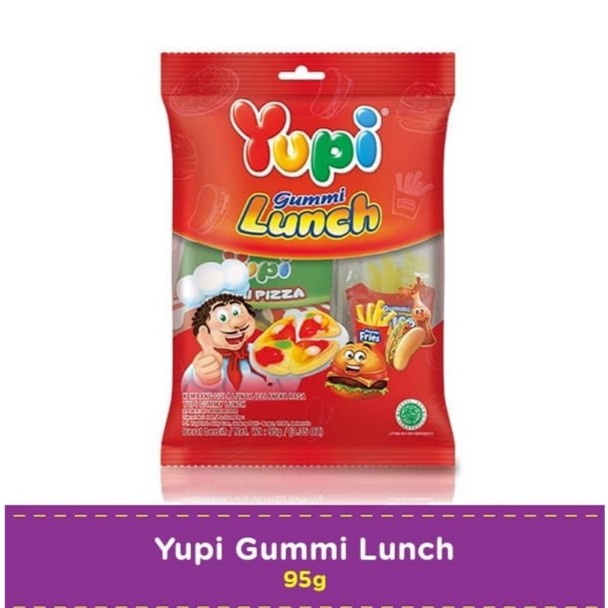 

Yupi Gummy Candies Gummi Lunch 95 gr