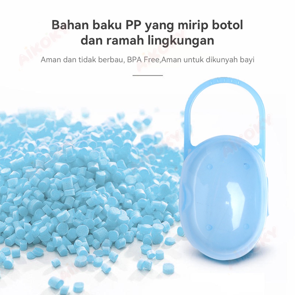 AIKOKY Kotak Empeng Pacifier Case Wadah Dot Bayi