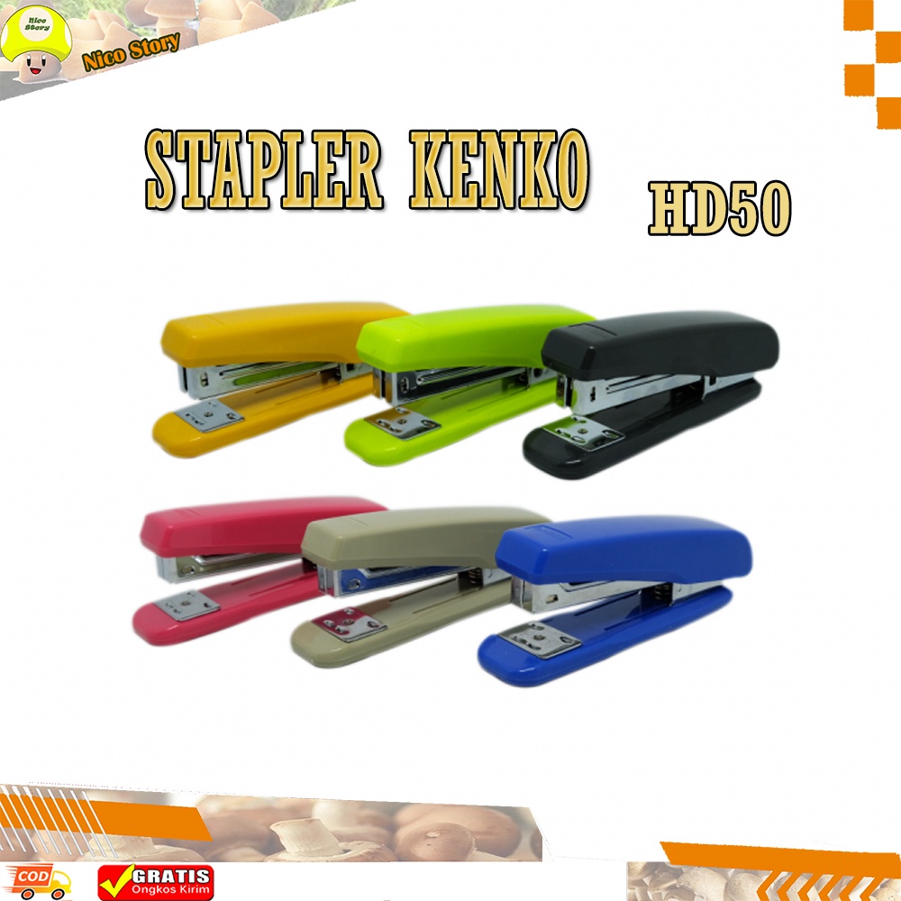 (NCS) READY STAPLER ORIGINAL HD50 HD-50 JEPRETAN BESAR STAPLES JILID BUKU KERTAS