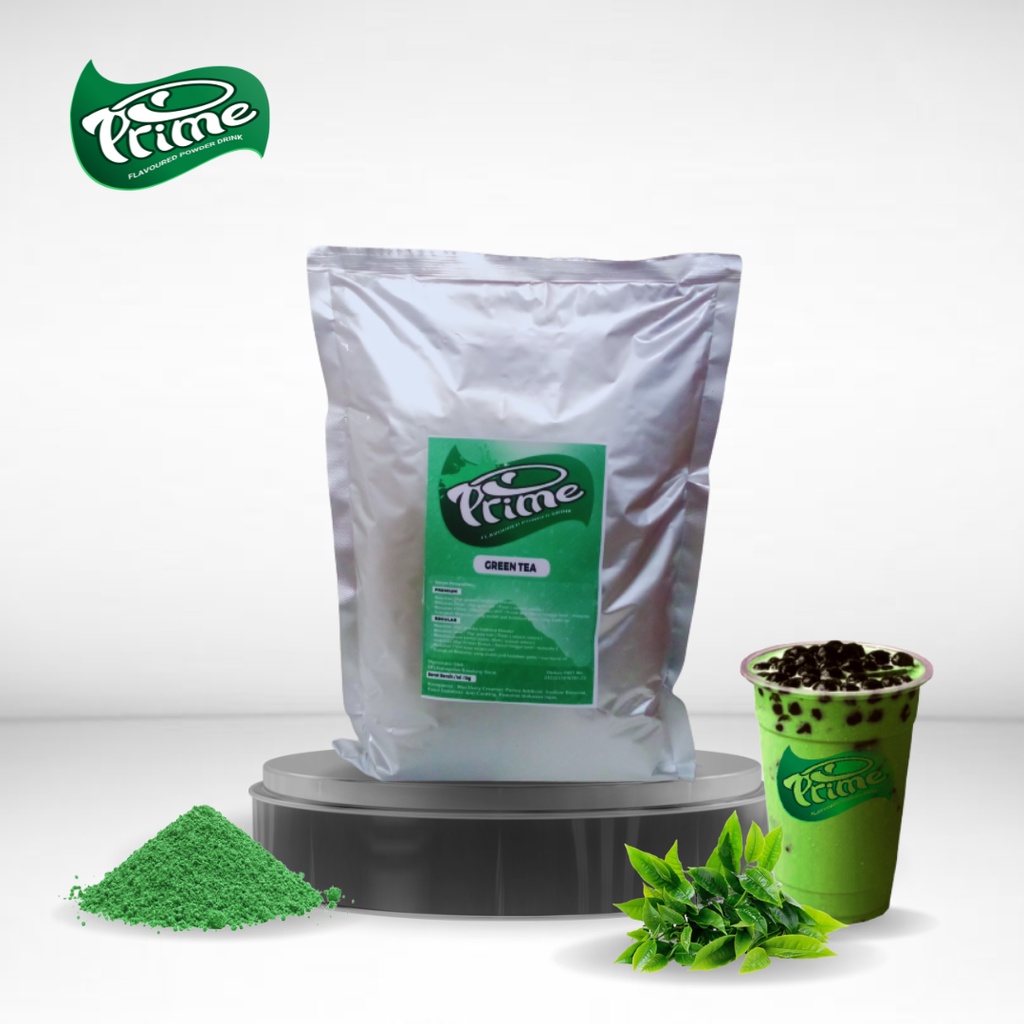 Jual Powder Prime / Bubuk Minuman Tanpa Gula 1 Kg- GREENTEA | Shopee ...