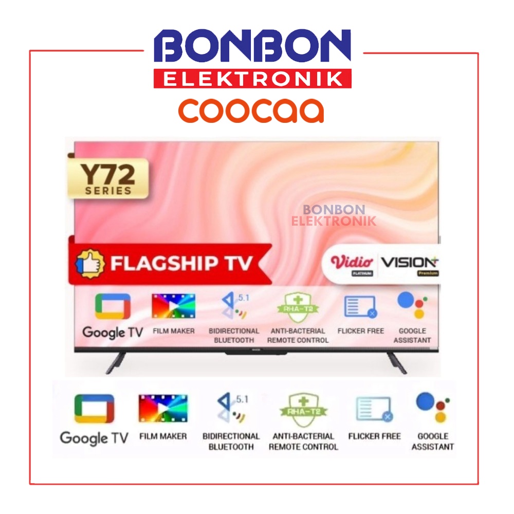 COOCAA SMART TV 70 Inch 70Y72 Digital 4k Ultra HD
