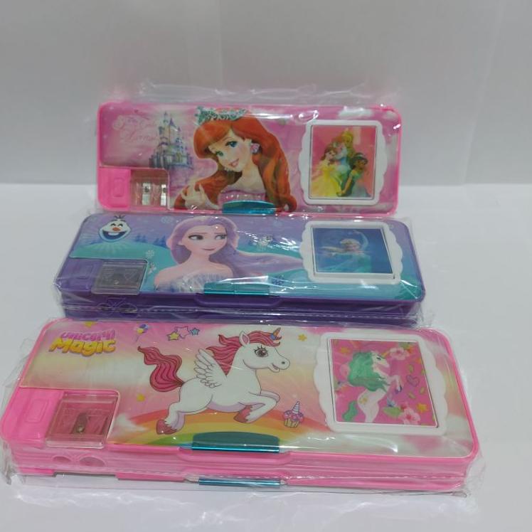 

ㅢ Kotak Pensil Tempat Pensil Magnet Kalkulator Anak Karakter Animasi Lucu ☎