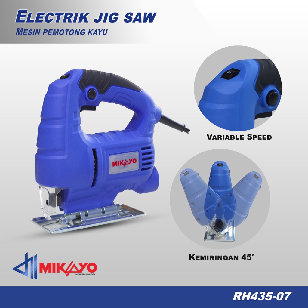 free kalender!! mikayo Mesin Gergaji kayu Jig Saw Machine/Jigsaw Single Speed Mesin Gergaji Potong Kayu  Perlengkapan Rumah Tangga Murah  Aksesoris Alat Pertukangan Gergaji, Mesin Pemotong &amp; Gerinda / Saw, Chainsaw, Grinding Machine Berkualitas.