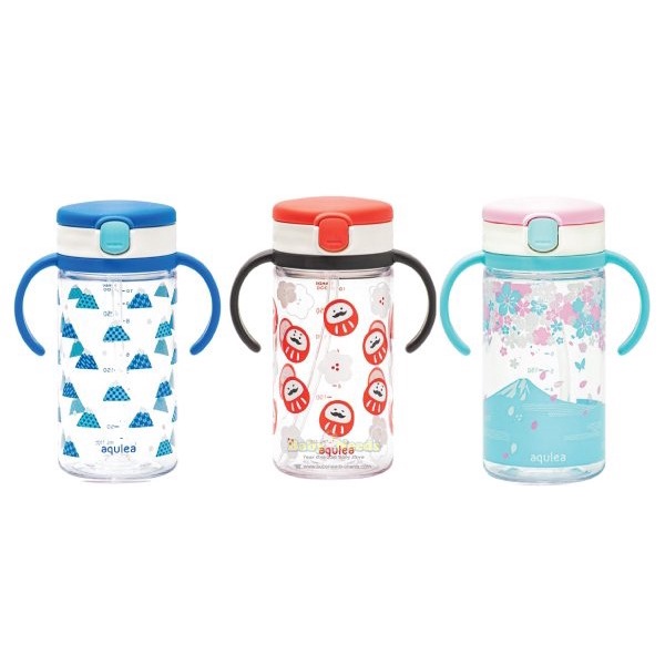 RICHELL Aqulea Clear Straw Bottle Mug