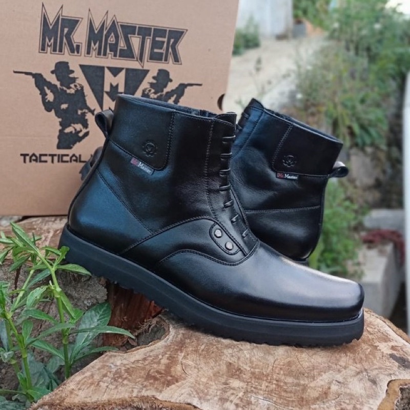 SEPATU PDH MR MASTER BAHAN KULIT SAPI ASLI SEPATU PDH DINAS KANTOR TNI POLRI SECURITY SATPAM