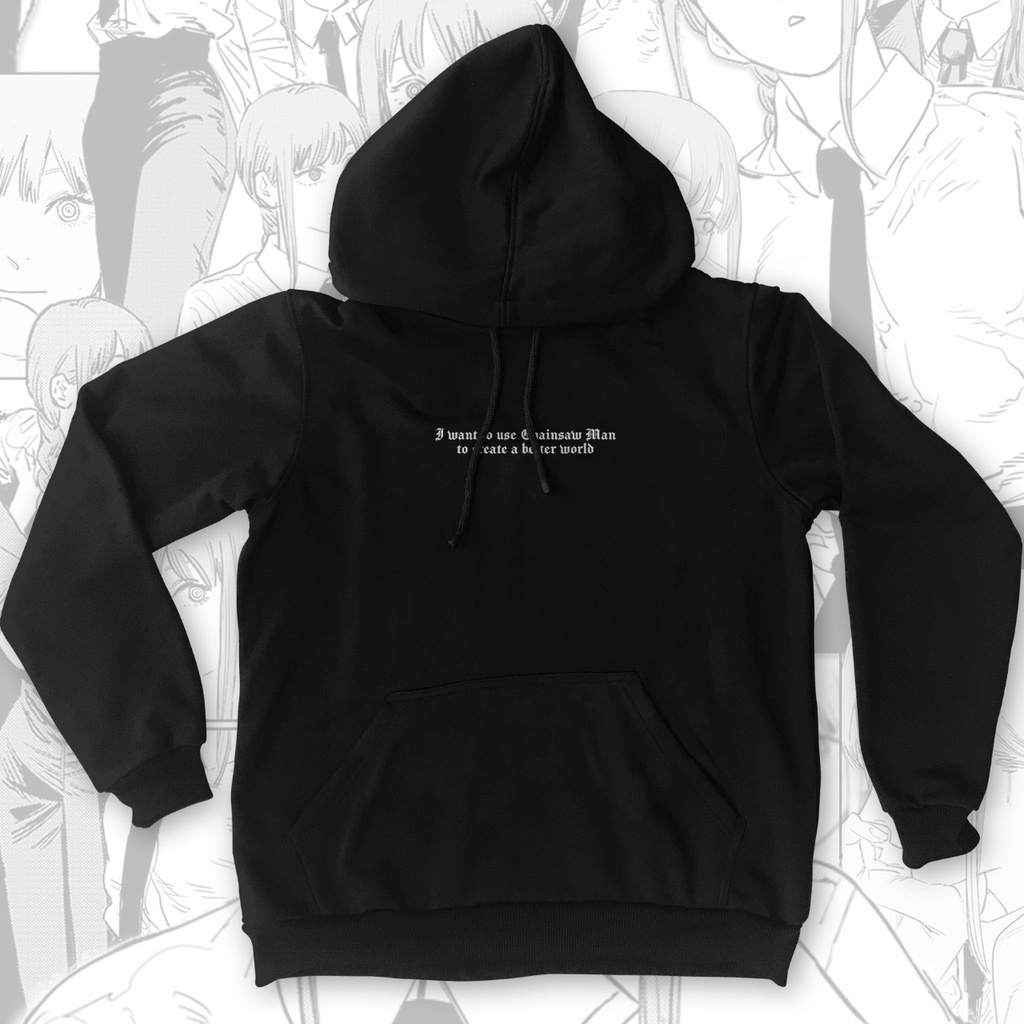 Hoodie Makima Send Lewd Anime Manga Chainsaw Man Premium Unisex