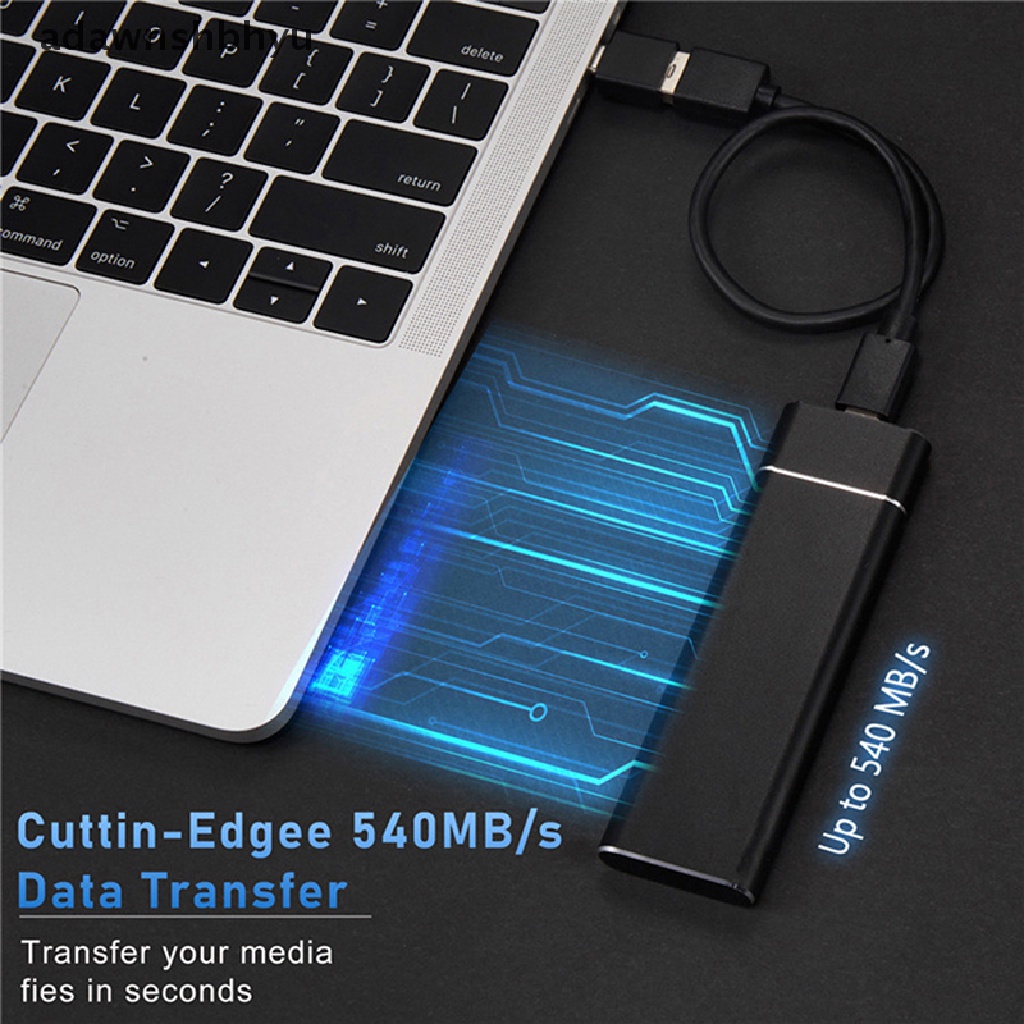 Adawnshbhyu 4TB SSD Eksternal 1TB 2TB 500GB Handphone Solid State Hardisk USB 3.1 External ID