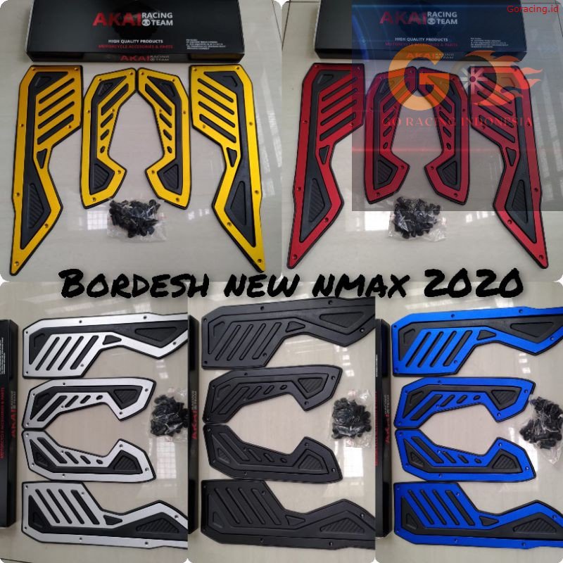 GR bordesh nmax new 2020 2021 2022 bordesh pijakan kaki nmax kalpet nmax bordesh nmax new cnc Ori