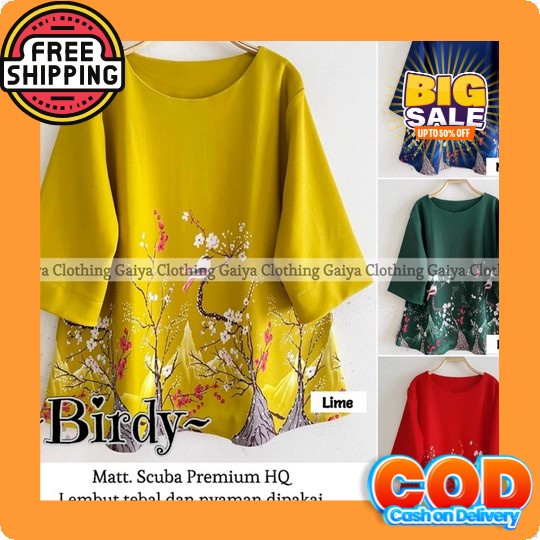 Bianka Top Atasan Muslim Vneck Blouse Korean / Hijab Fashion / Top Blouse Korean Fashion Style Bluse