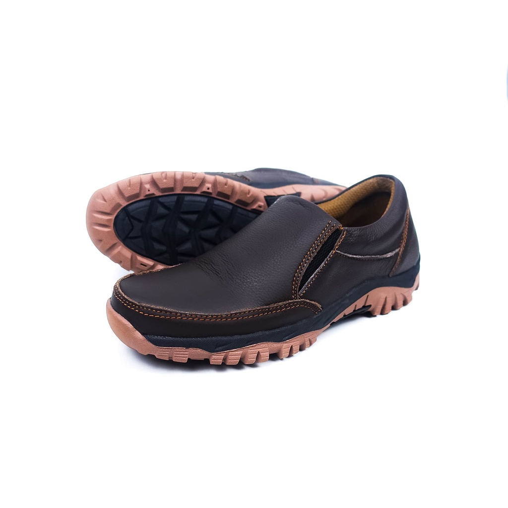 Sepatu Slip On Kulit Pria Model Casual Semi Boot Mamojo Store LEGEND