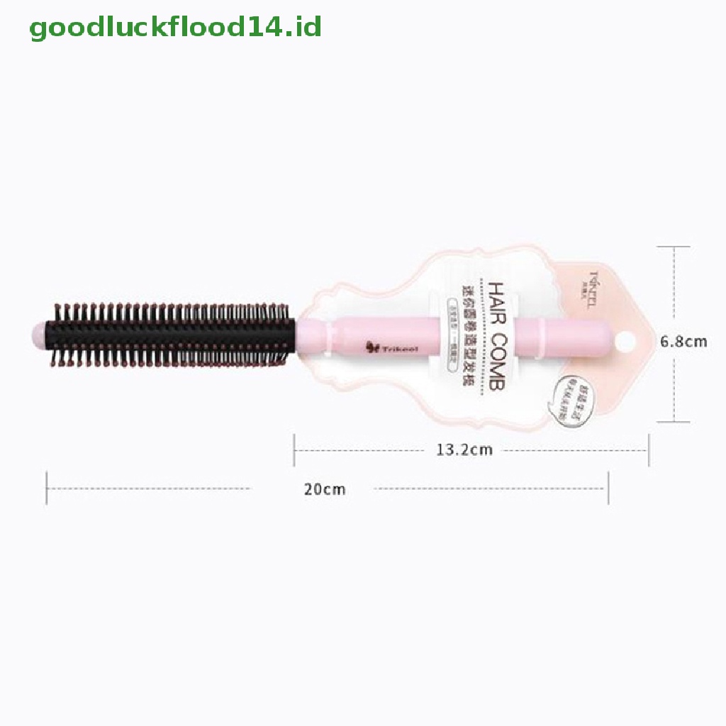 [GOOGFOUR] 1pc Roll Brush Sisir Rambut Bulat Bergelombang Curly Styling Care Curling Alat Salon [TOP]