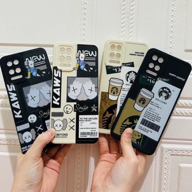 SOFTCASE PRO CAMERA SAMSUNG A12 A02 A02S A03 A03S A03 CORE A22 A32 A52 A52S A72 M02 M12 4G 5G MOTIF KAWS &amp; STARBUCKS COFFEE CUP