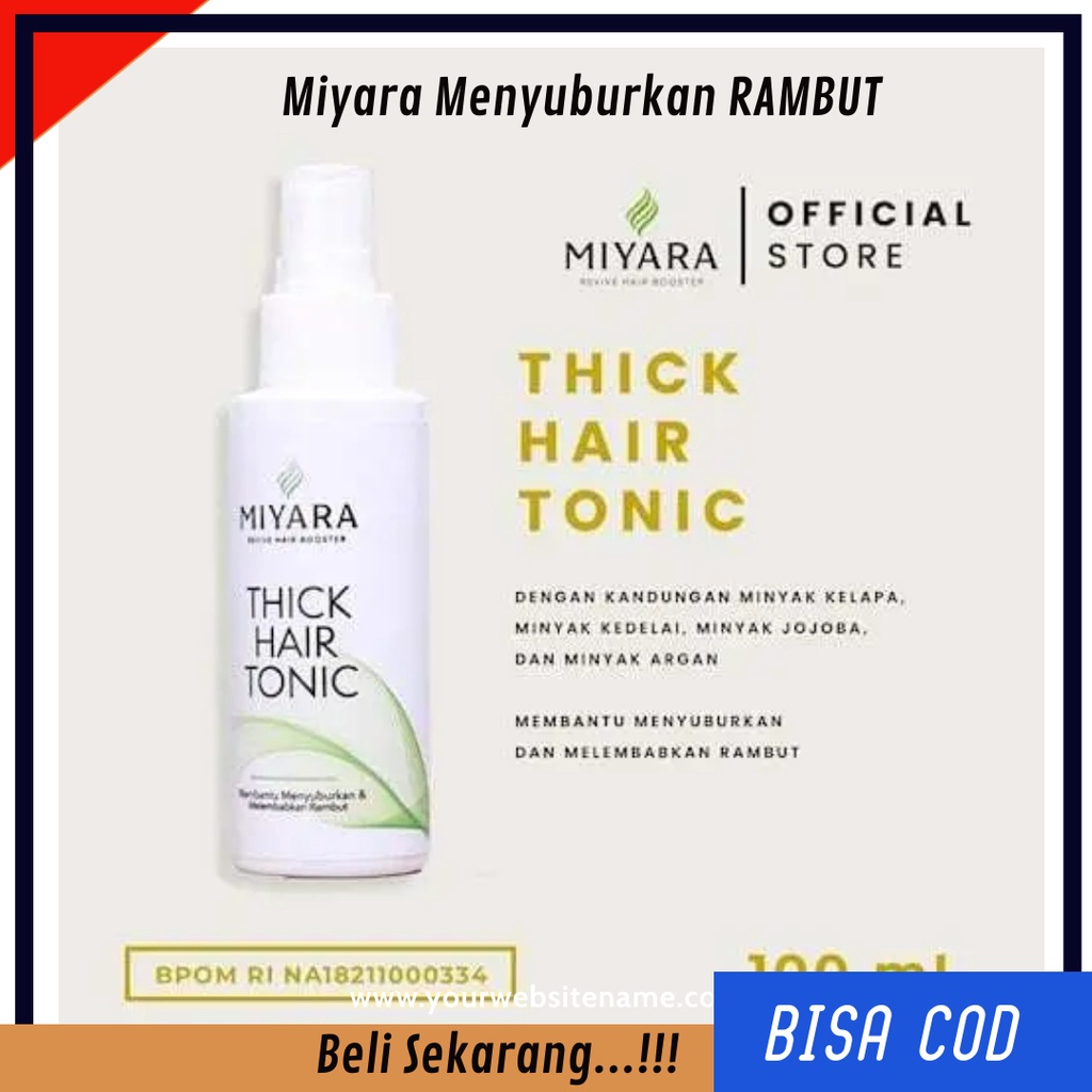 Miyara Hair Tonic Perawatan Rambut Miyara Shampo Penumbuh Rambut Rontok Hair Tonic Original MIYARA S