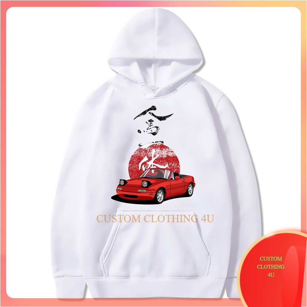 Jaket Hoodie JDM Anime Initial D Rising Jap Hoodie Jdm Car Fashion Hoodie Automotive Car