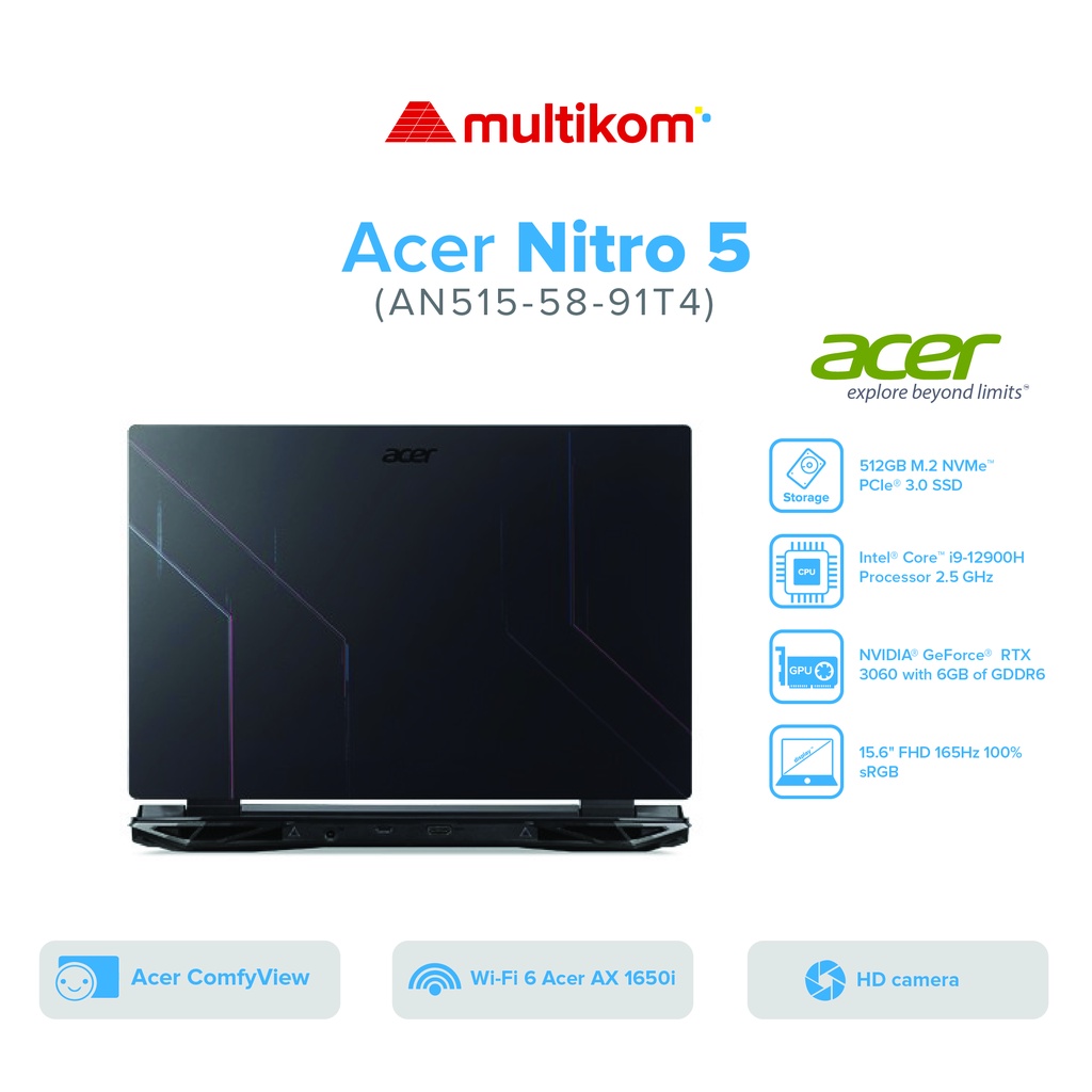 ACER Nitro 5 AN515-58 91T4 i9 12900H 16GB 512SSD RTX3060 6GB QHD 165Hz