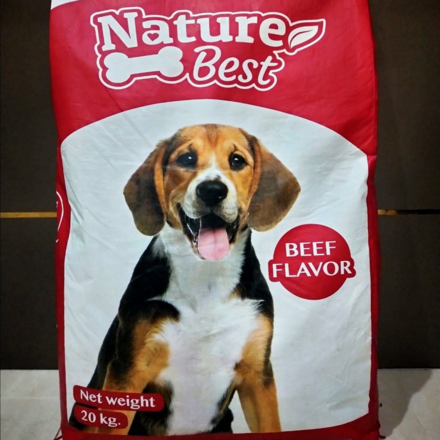 Makanan Anjing Dewasa Nature best 20kg Beef
