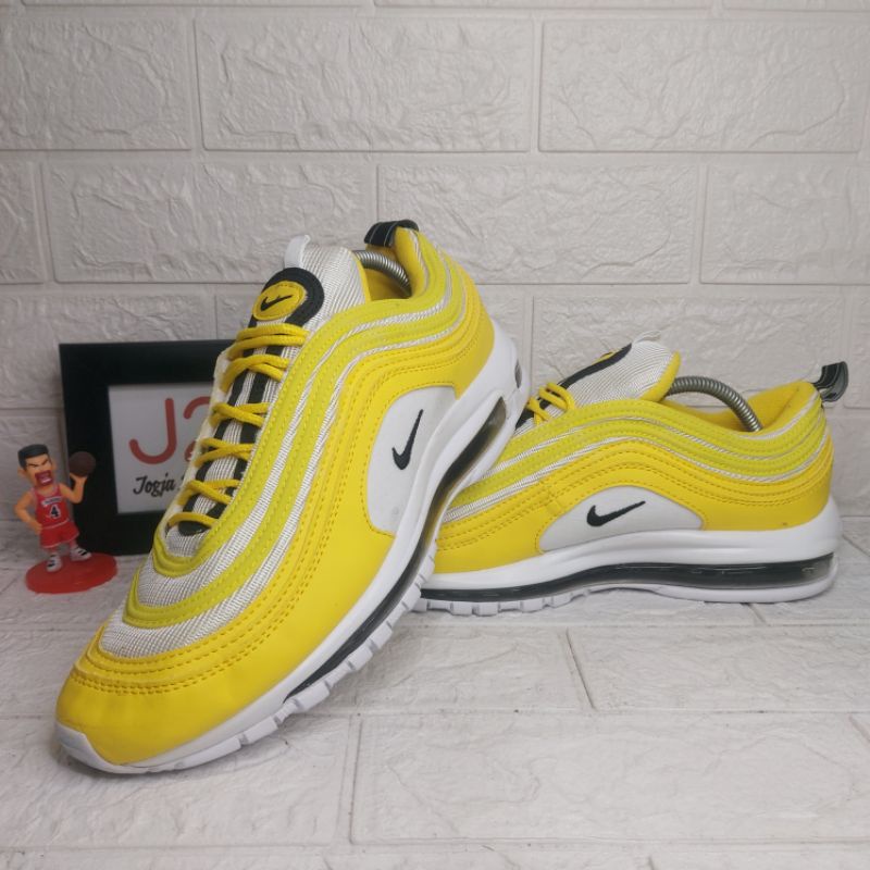 Sepatu Nike Air Max 97 Topaz Gold White Size 44 In Sole 28cm Made in Vietnam Warna Kuning Putih