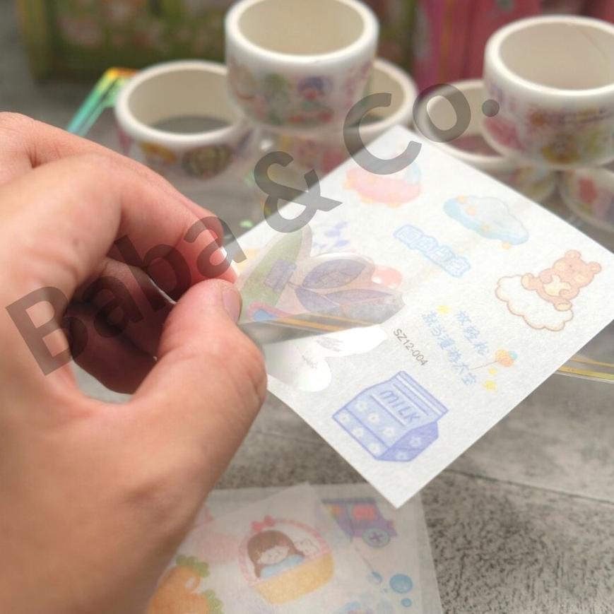 

SEGERA BELI PAKET STIKER DAN WASHI TAPE SZ-12 PAKET STICKER DAN WASHI TAPE BLUDRU VELVET PASTEL PAKET STIKER SOLATIP GAMBAR CUTE GIRL PERLENGAPAN SEKOLAH PERLENGKAPAN KANTOR ATK MURAH BISA ^^