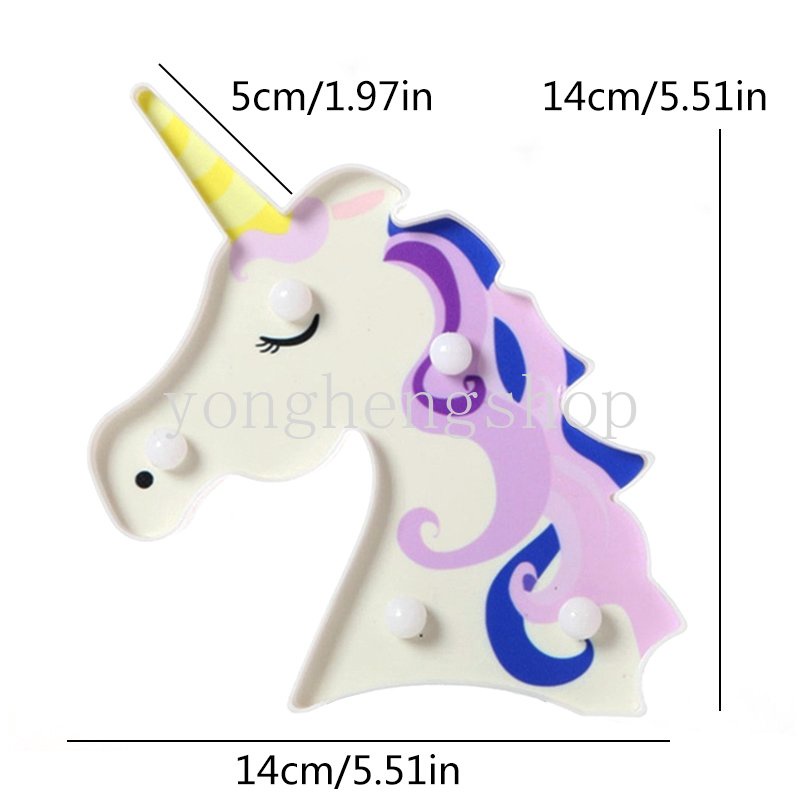 Kreatif 3D Kartun Alpaka Flamingo Unicorn Berbentuk Lampu Kamar Lampu Hias Dekorasi Rumah Lampu LED Lampu Hadiah Anak