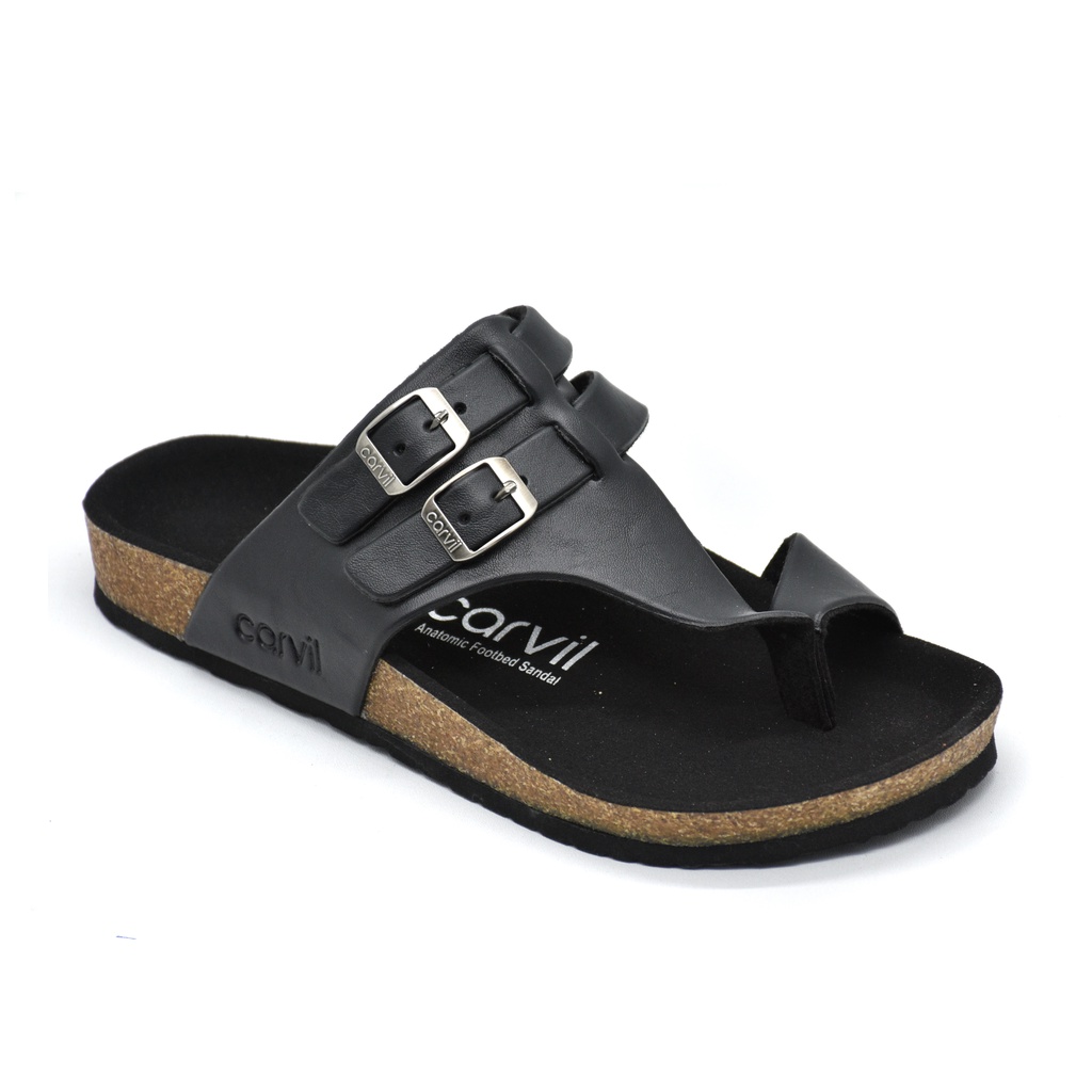 Carvil Sandal Pria Romeo-03 M Black/Black